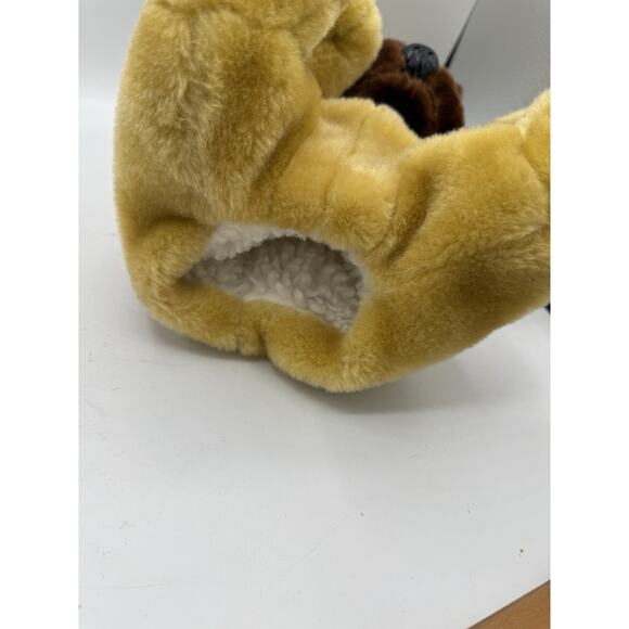 Vintage Puppy Dog Hand Puppet 11" Plush Soft Toy Stuffed Animal - Picture 6 of 6